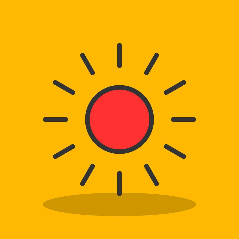 Sunlight Vector Icon Design