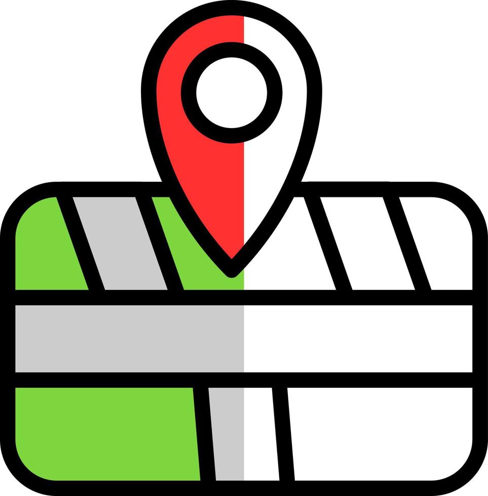 Map Vector Icon Design