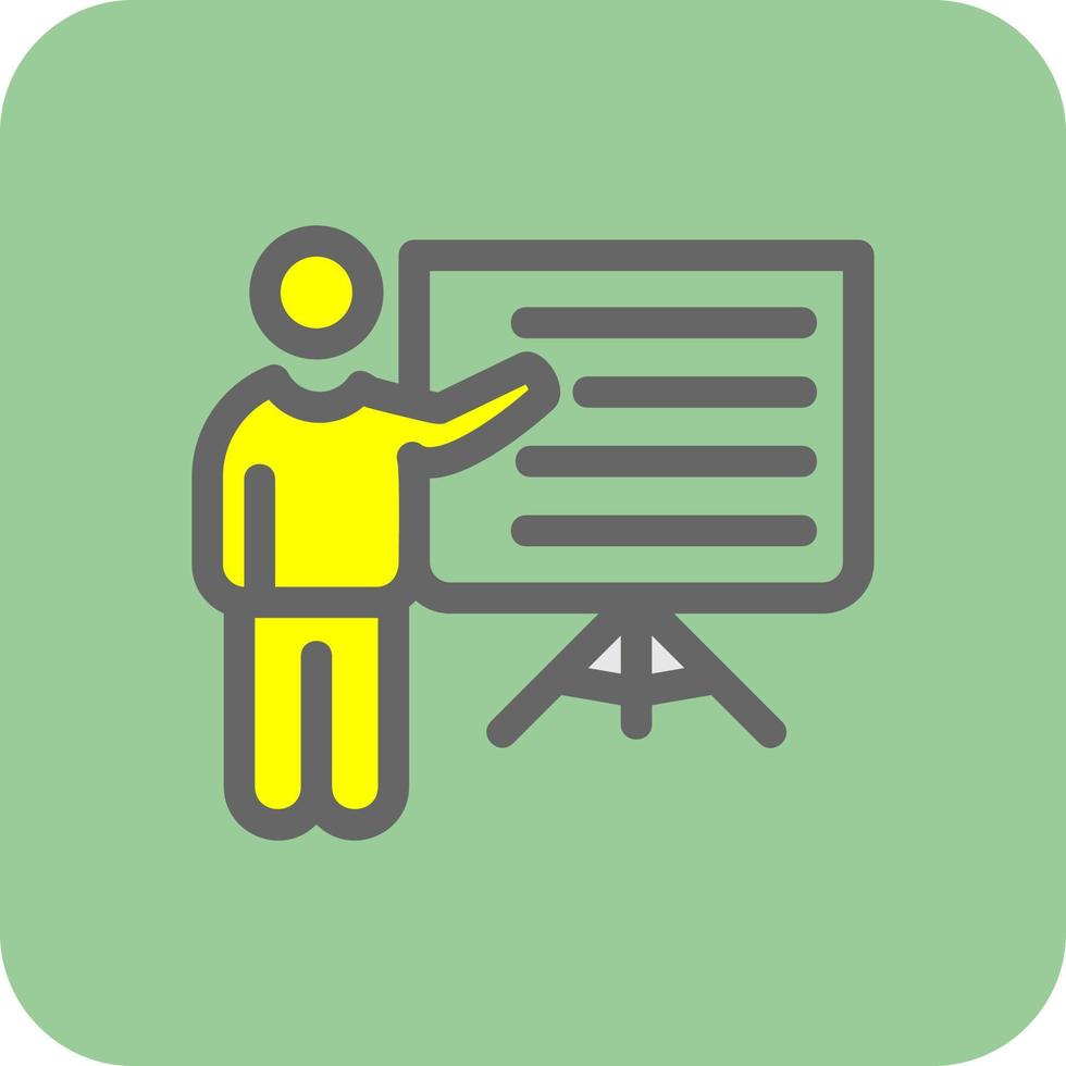 Presentation Vector Icon Design