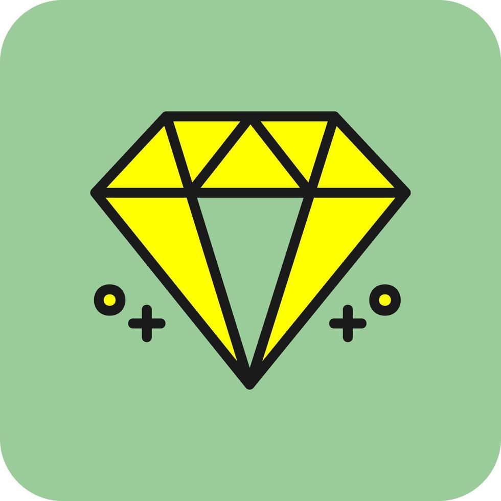 diseño de icono de vector de diamante