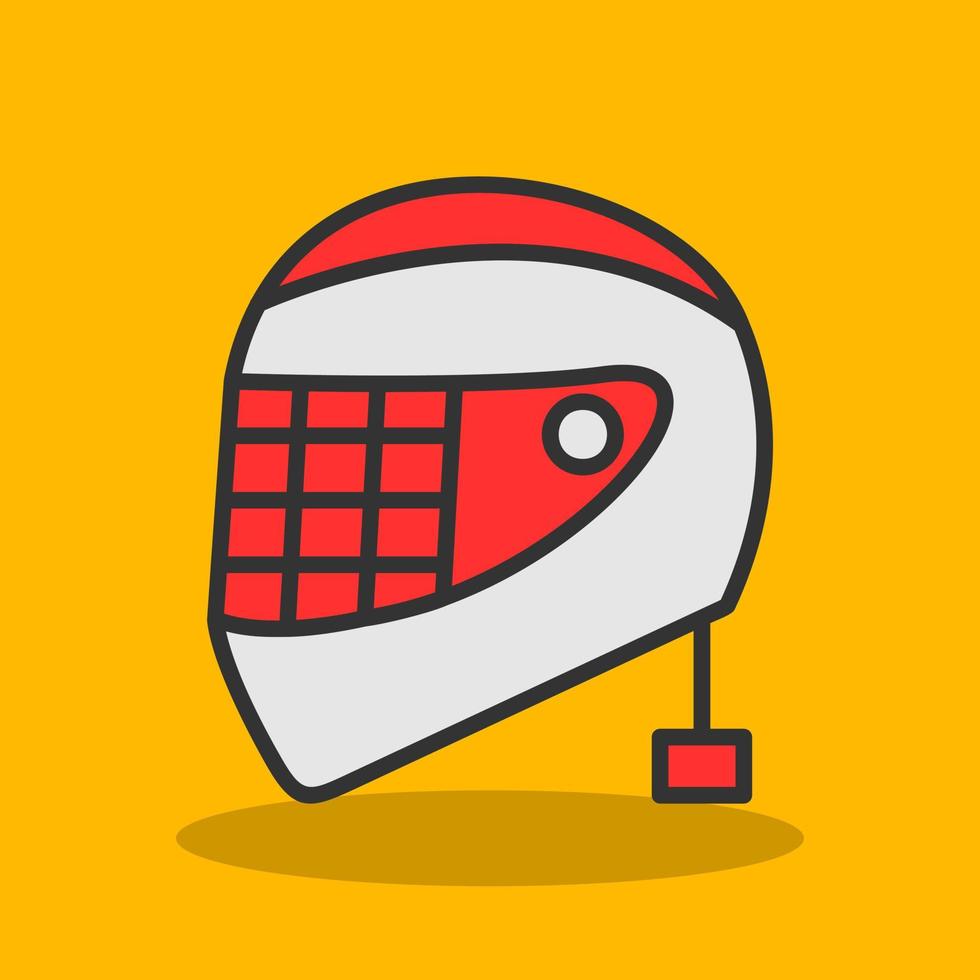 Helmet Vector Icon Design