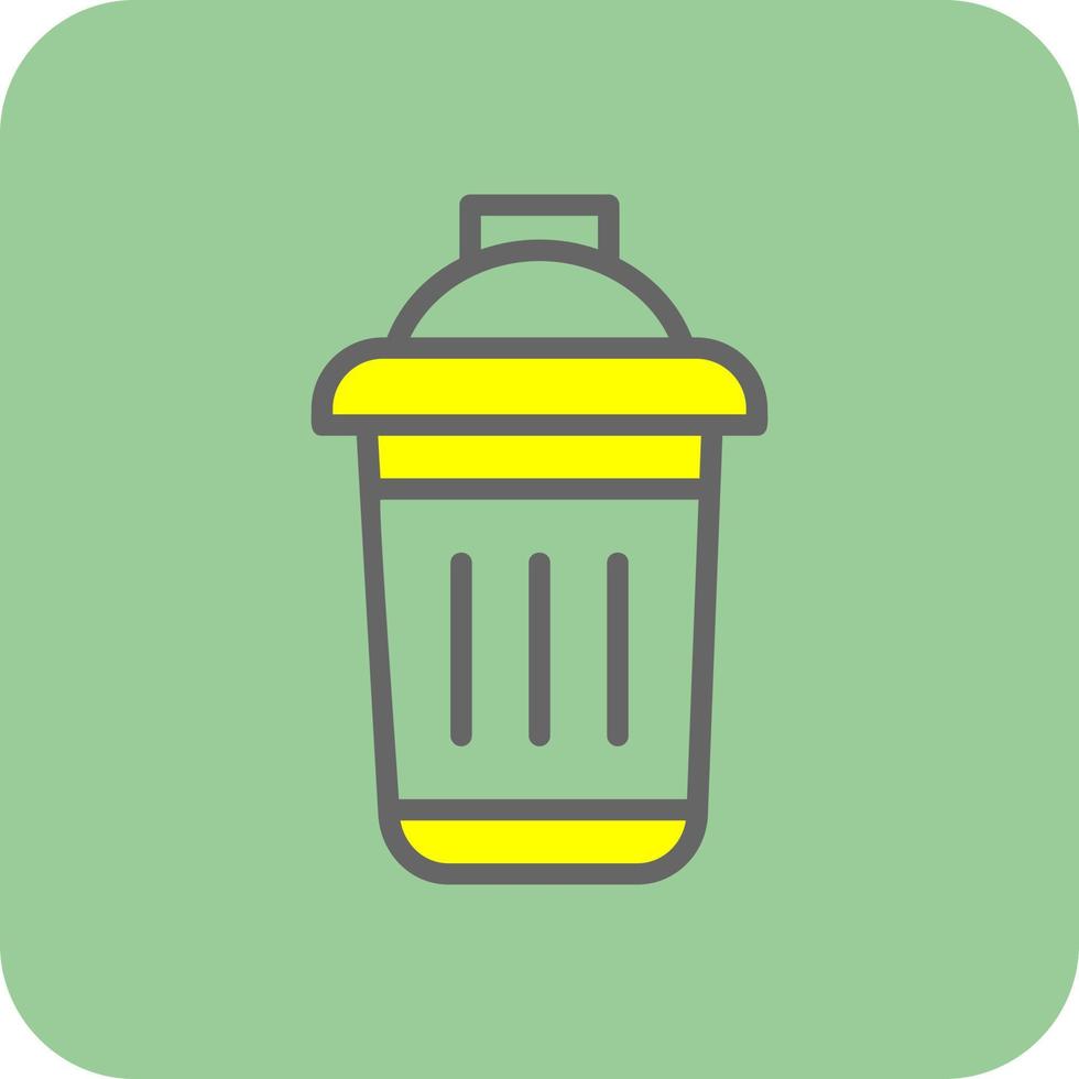 Dustbin Vector Icon Design