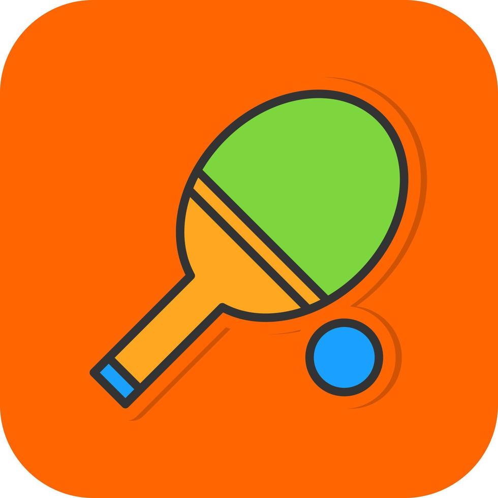 Ping Pong Vector Icon Design