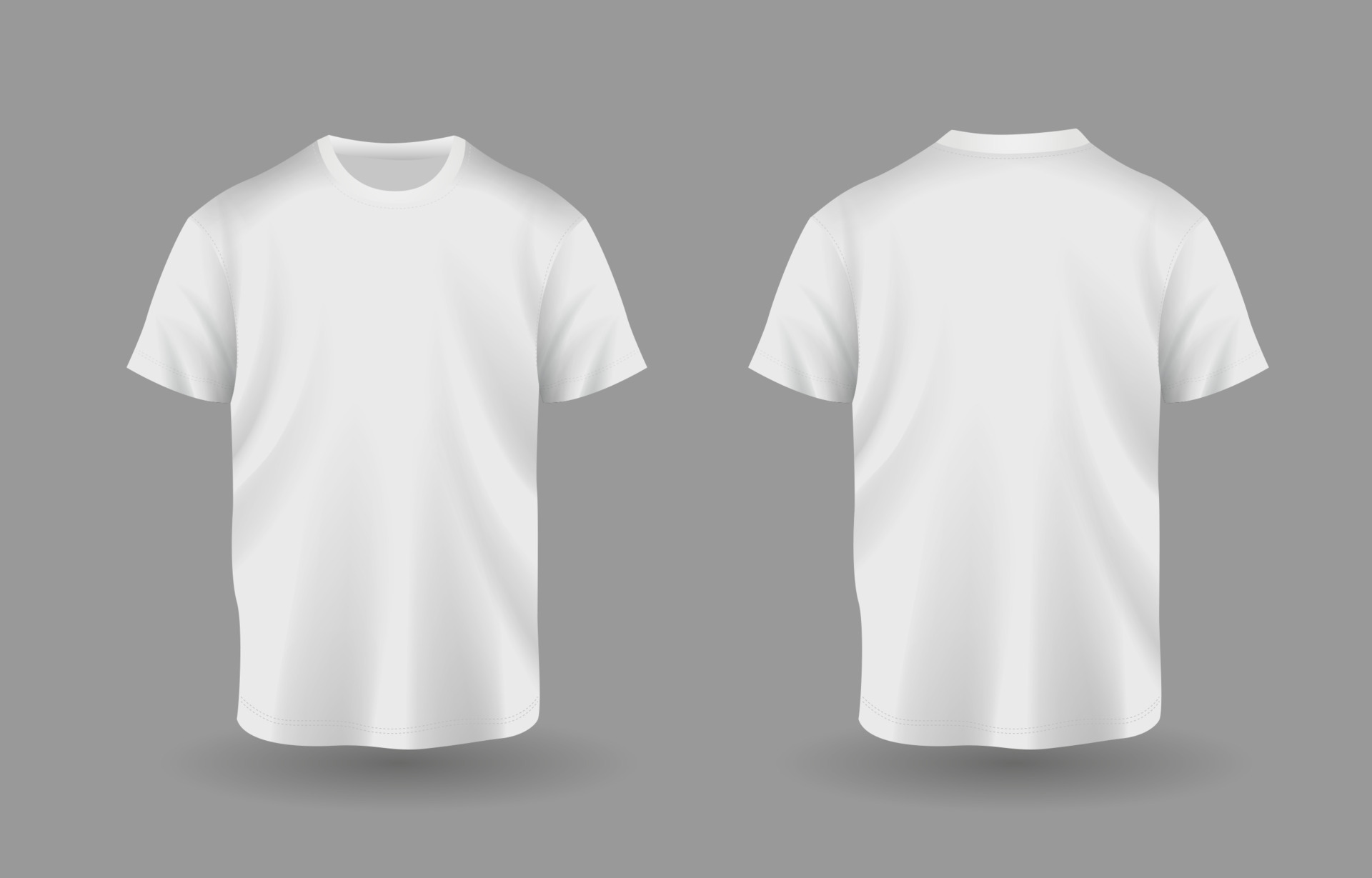 High Resolution White T Shirt Template