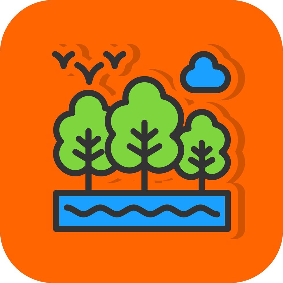 Rainforest Vector Icon Design