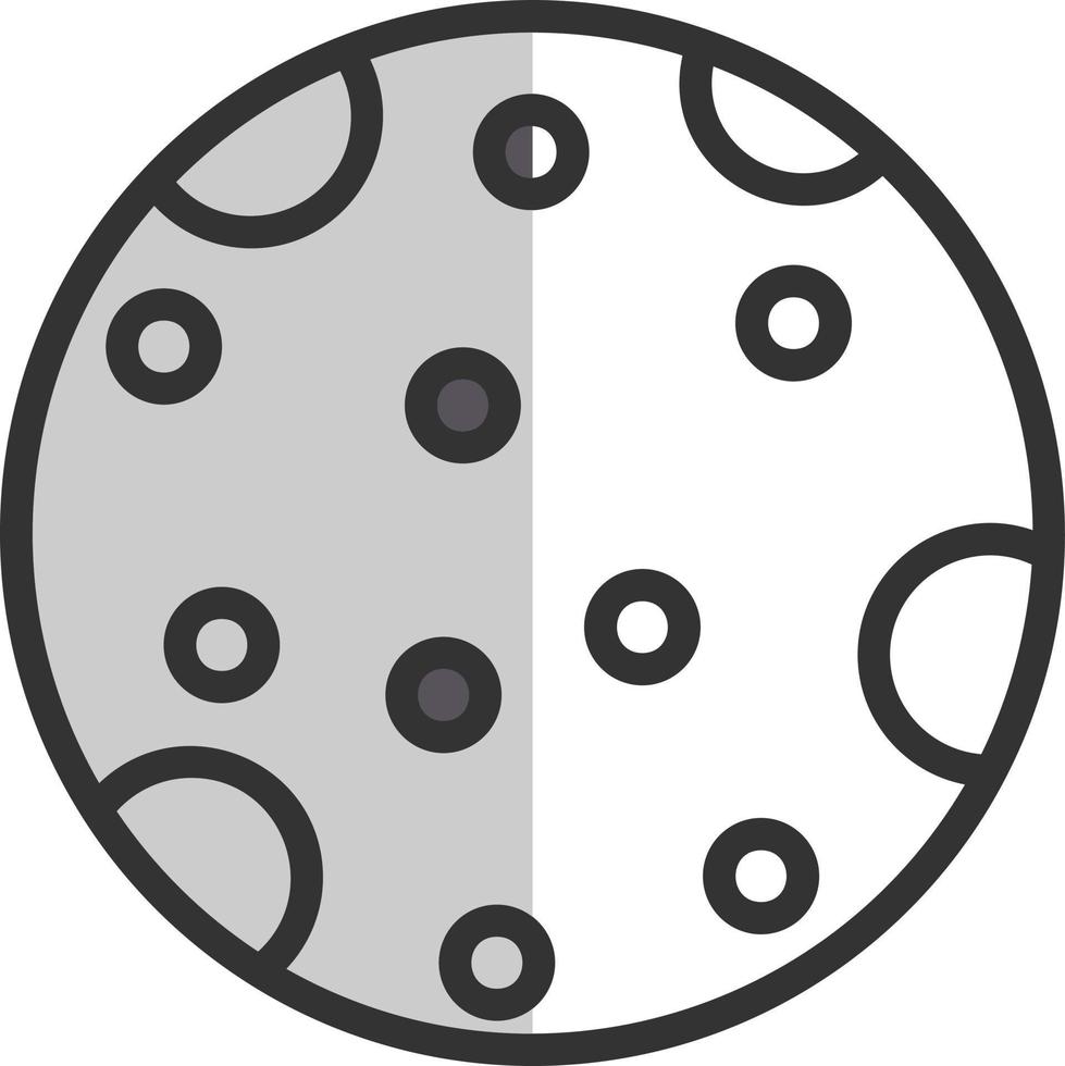 Moon Vector Icon Design