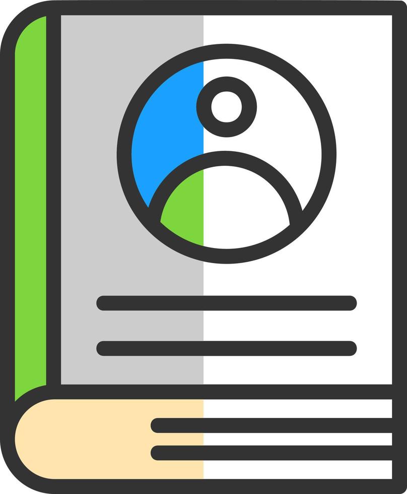 Books Vector Icon Design