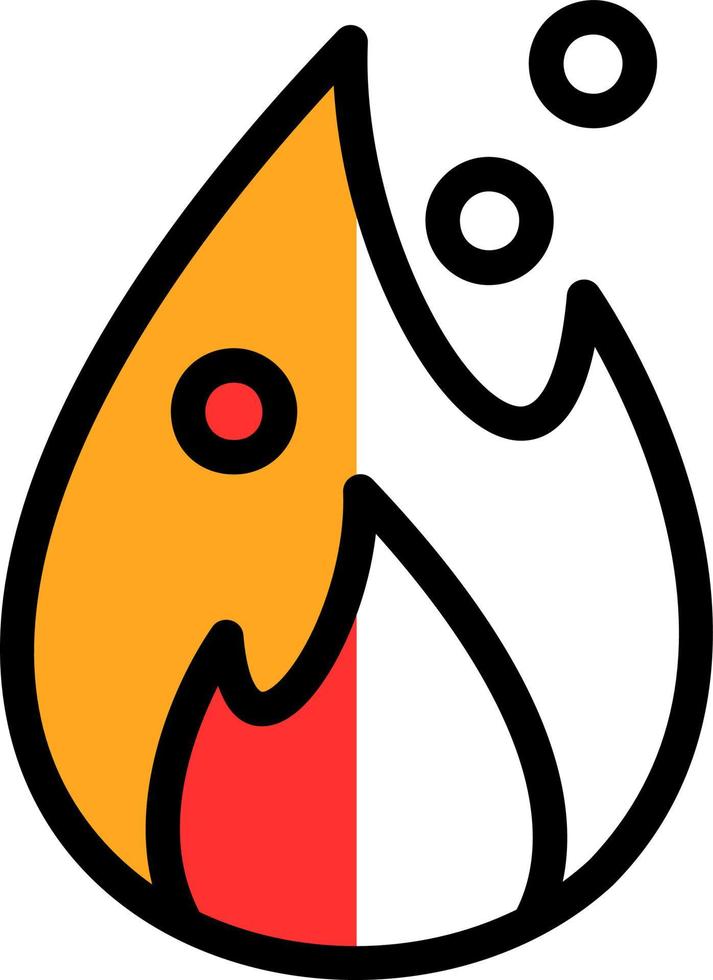 diseño de icono de vector de fuego