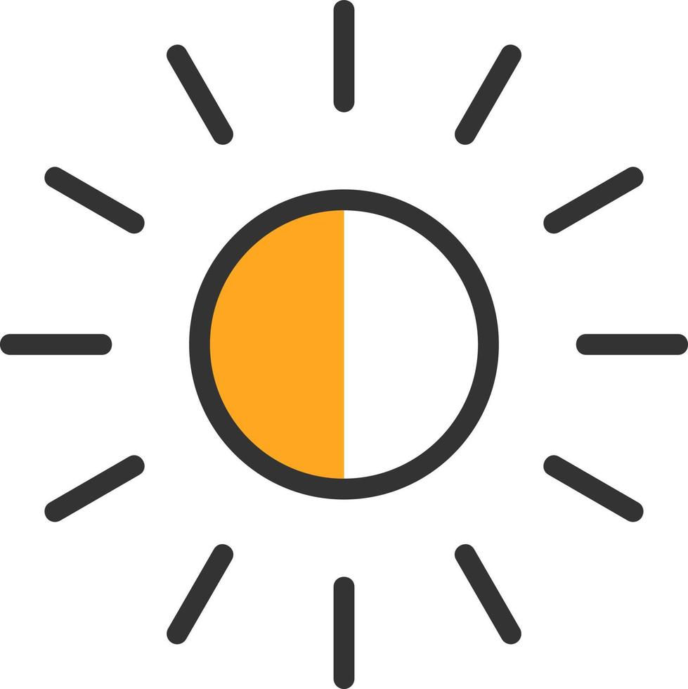 Sunlight Vector Icon Design