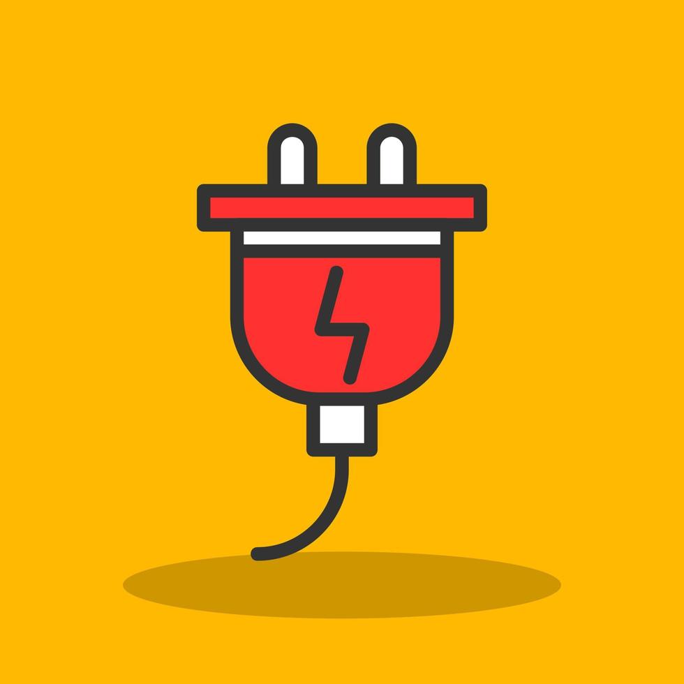 diseño de icono de vector de enchufe eléctrico