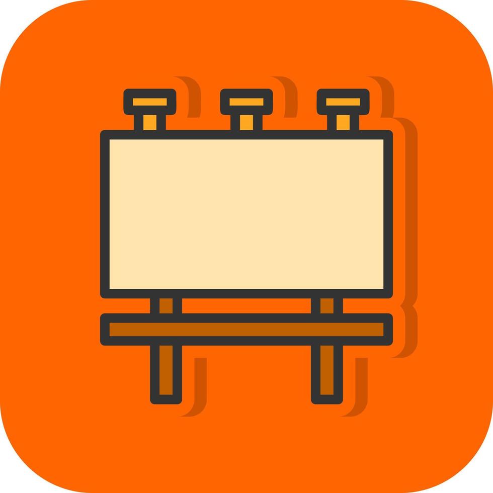 Billboard Vector Icon Design