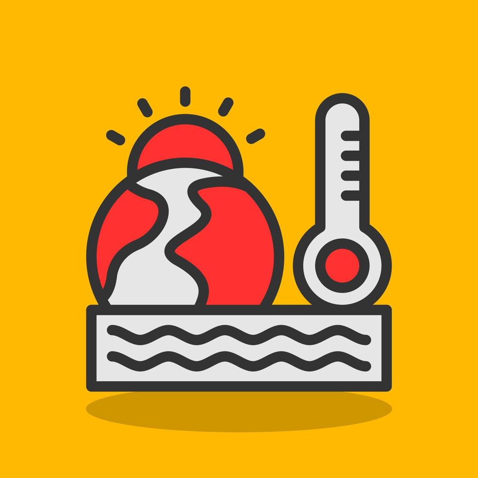 Global Warming Vector Icon Design