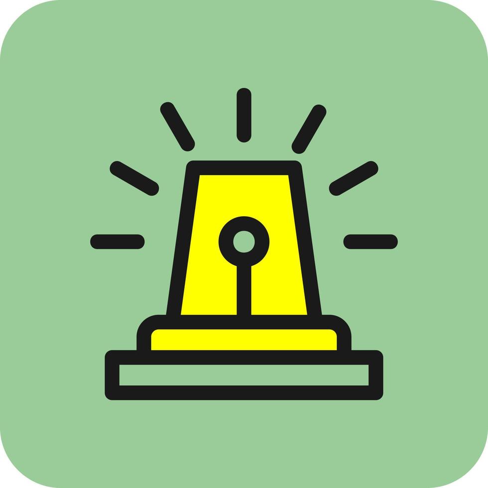 Security Alarm Vector Icon Design