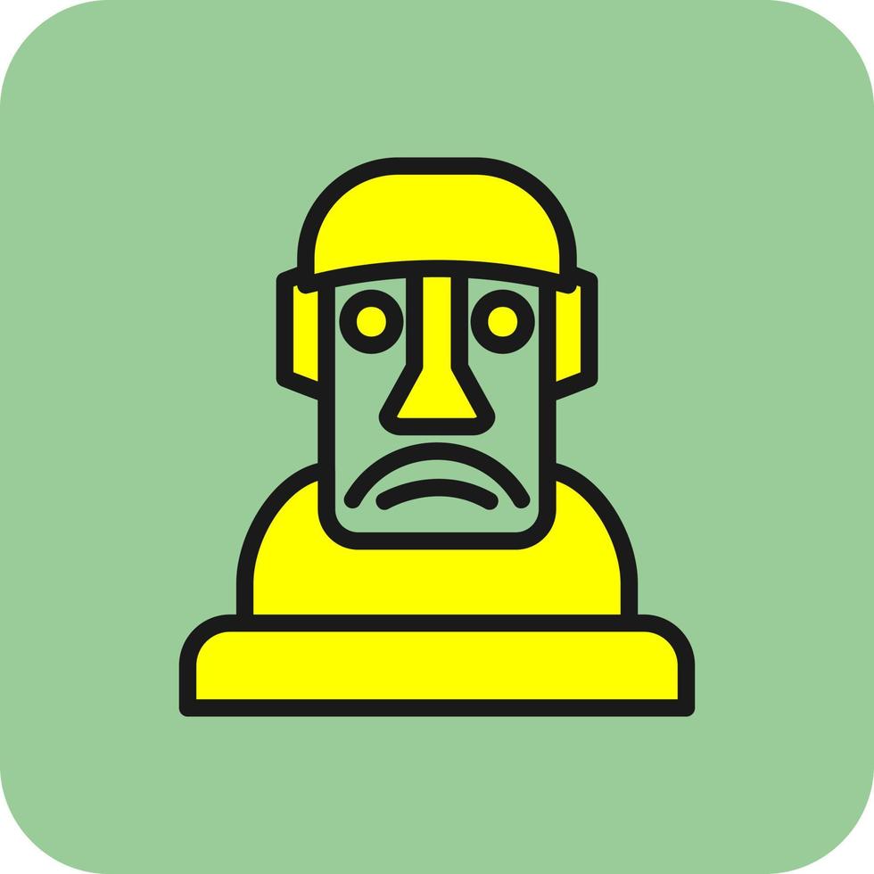 Moai Vector Icon Design