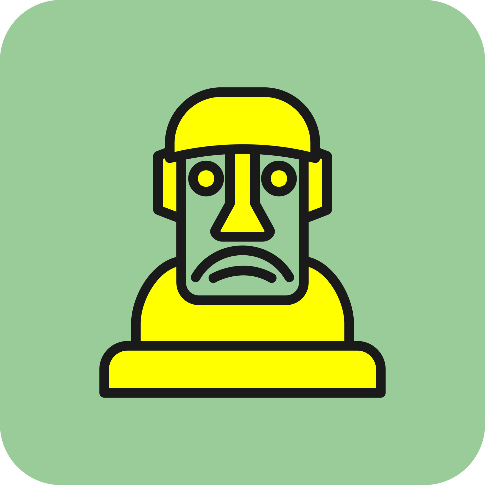 Moai Vector Icon Design 20536084 Vector Art at Vecteezy