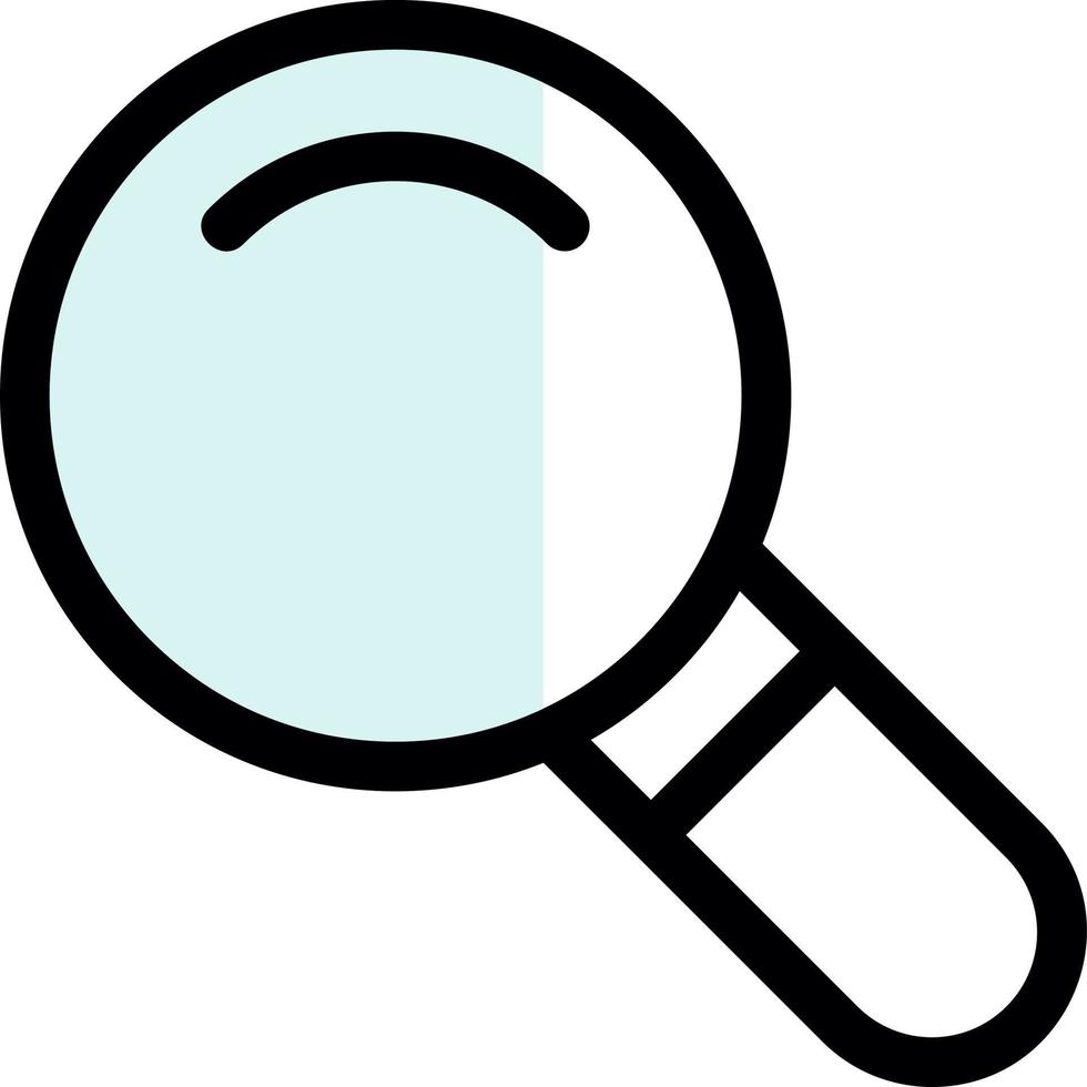 Magnifying Glass Vector Icon Design