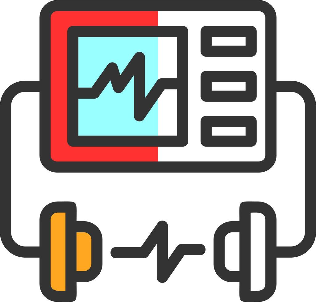 Defibrillator Vector Icon Design