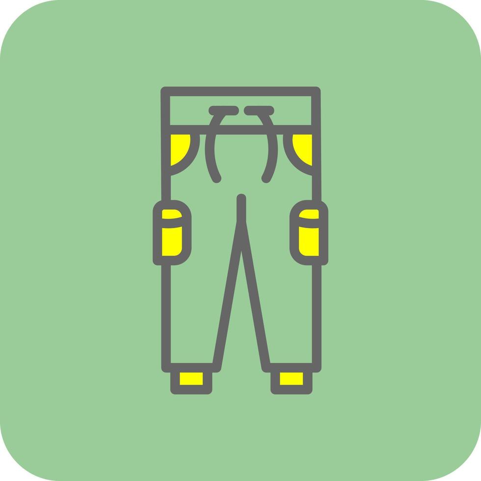 Trouser Vector Icon Design