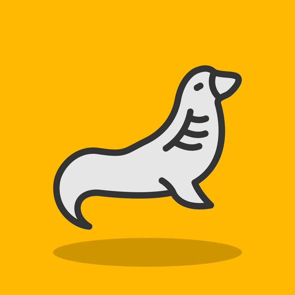 Seal Vector Icon Design