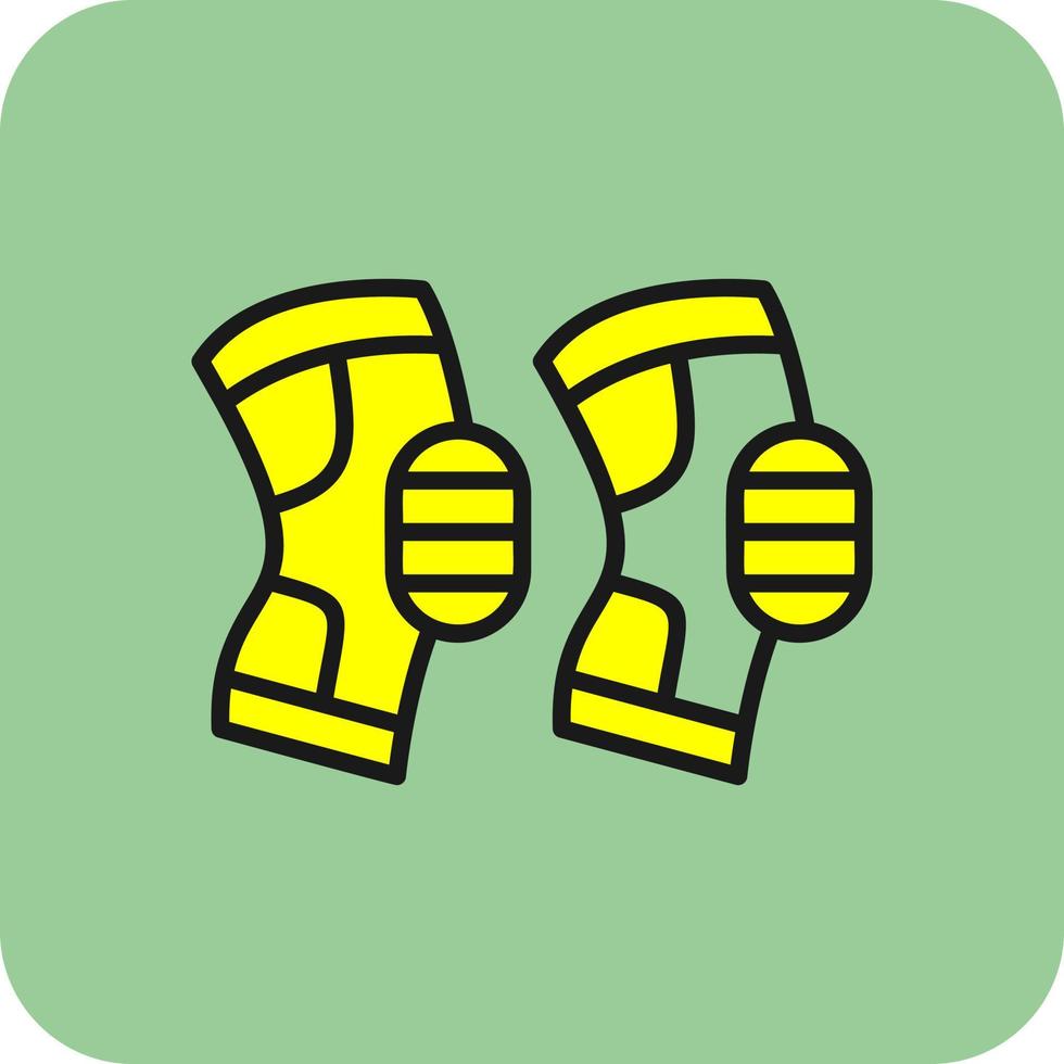 Kneepad Vector Icon Design