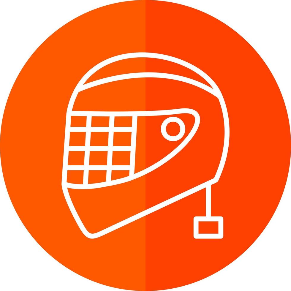 diseño de icono de vector de casco