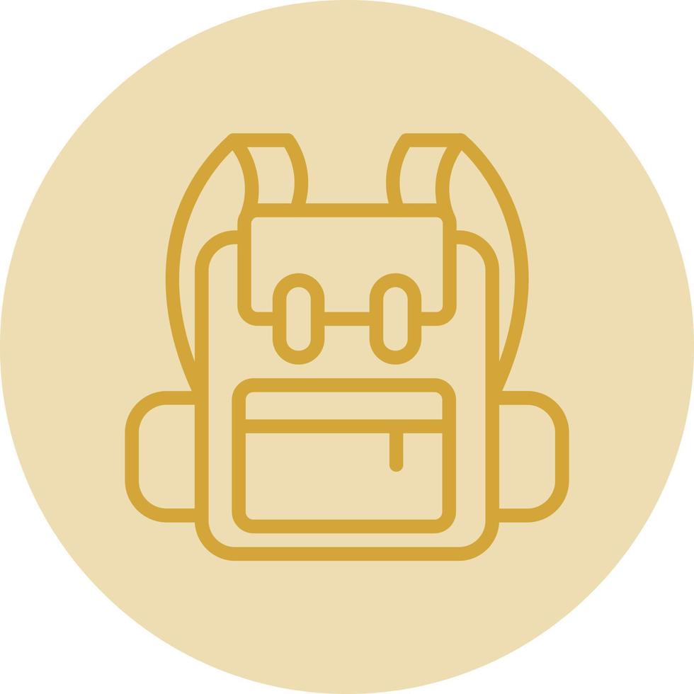 Backpack Vector Icon Design