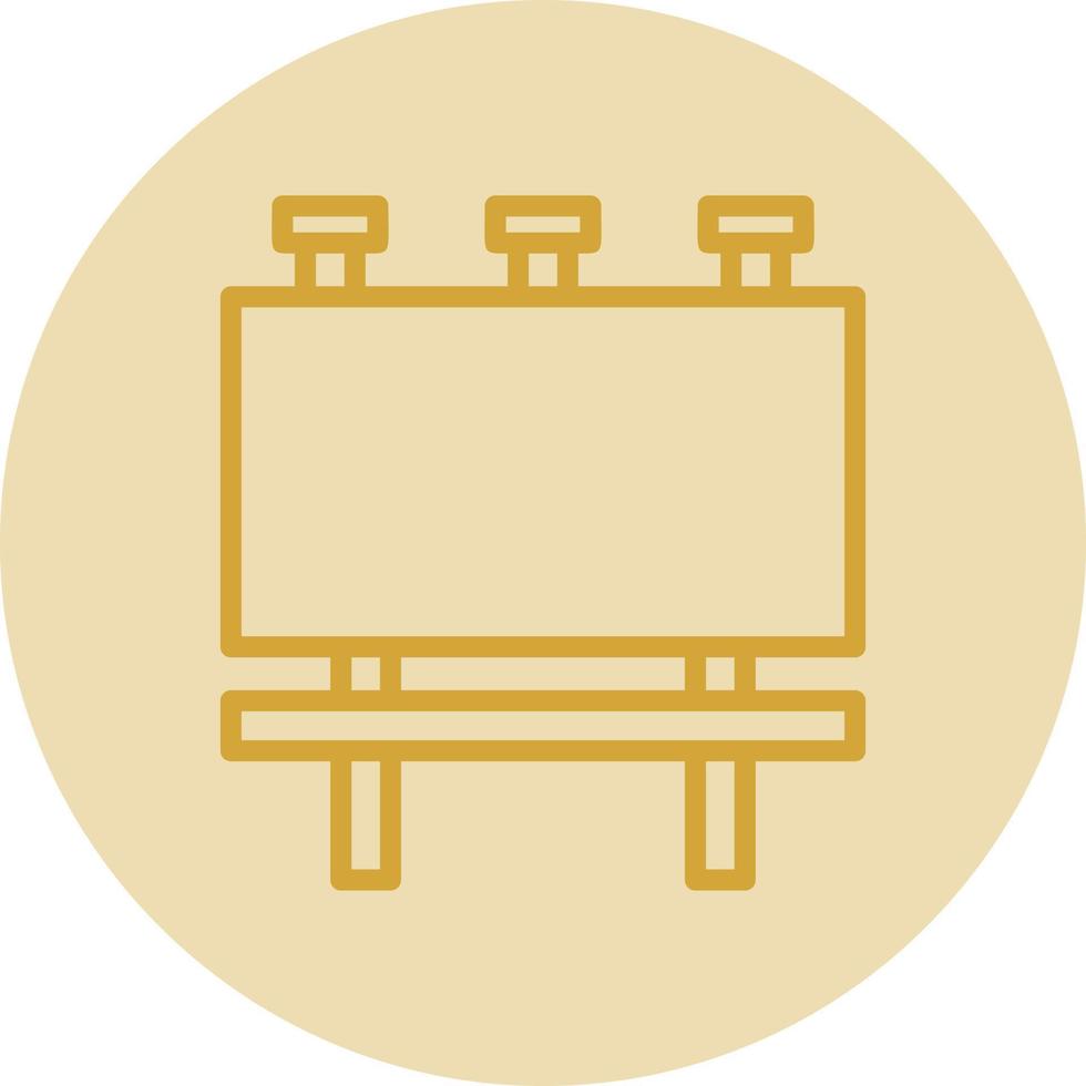 Billboard Vector Icon Design