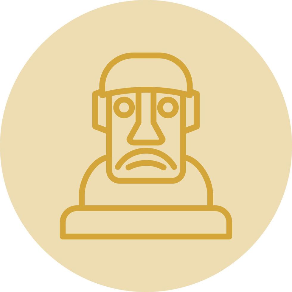 Moai Vector Icon Design