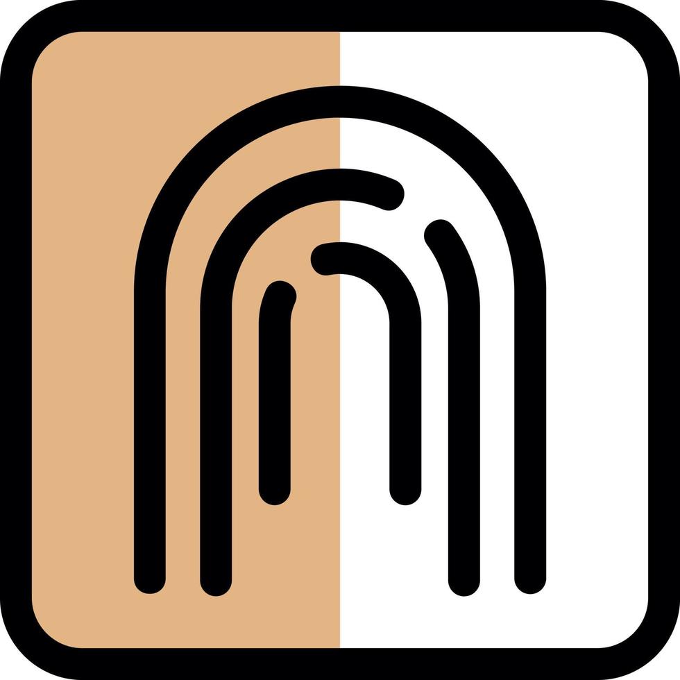 Fingerprint Vector Icon Design