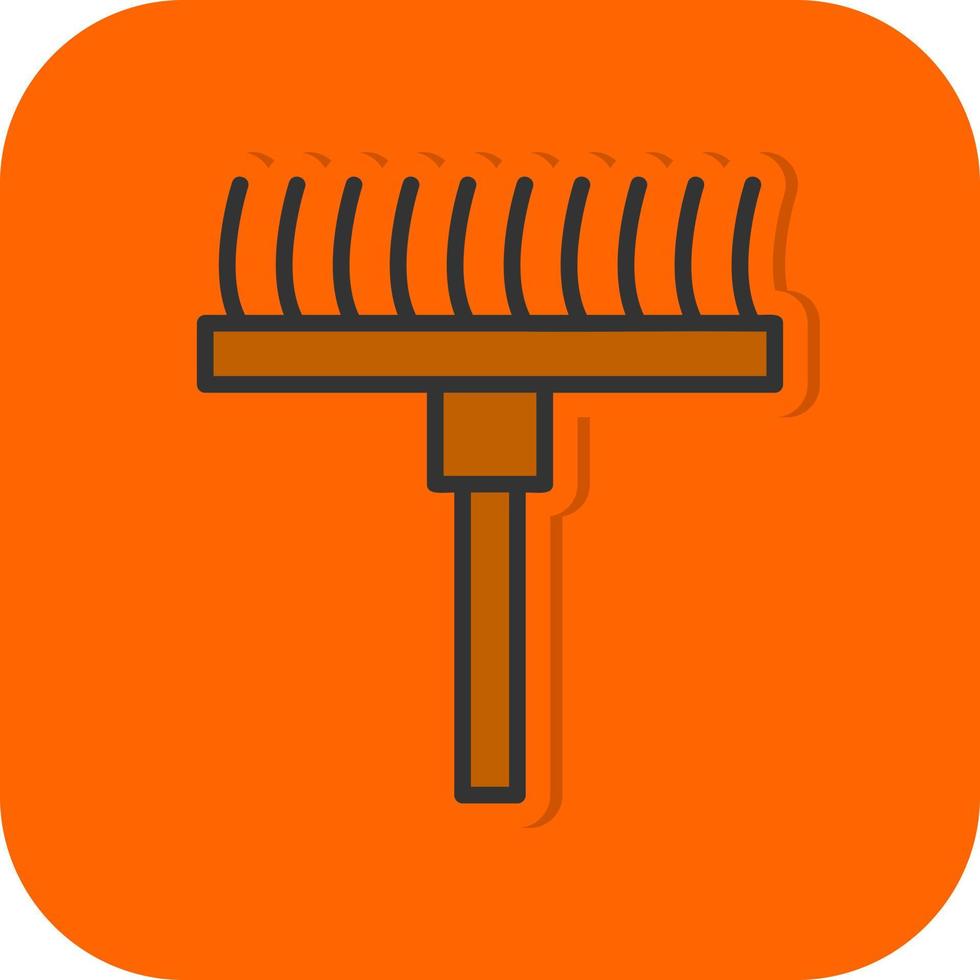 Rake Vector Icon Design