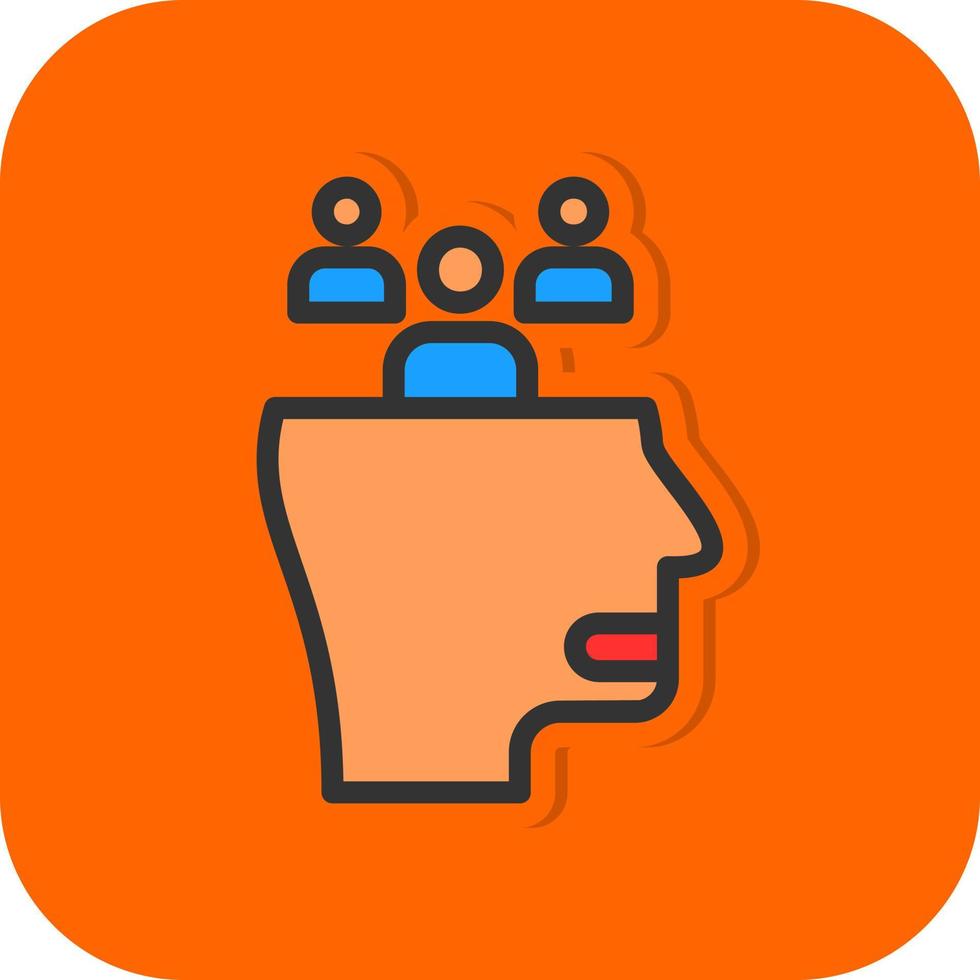 Social Anxiety Vector Icon Design