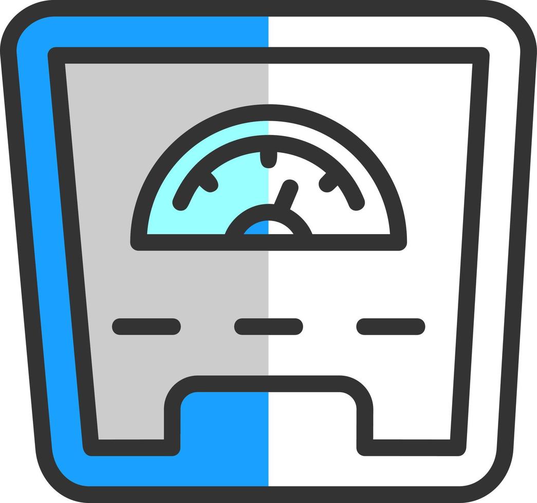 Weight Scale Vector Icon Design