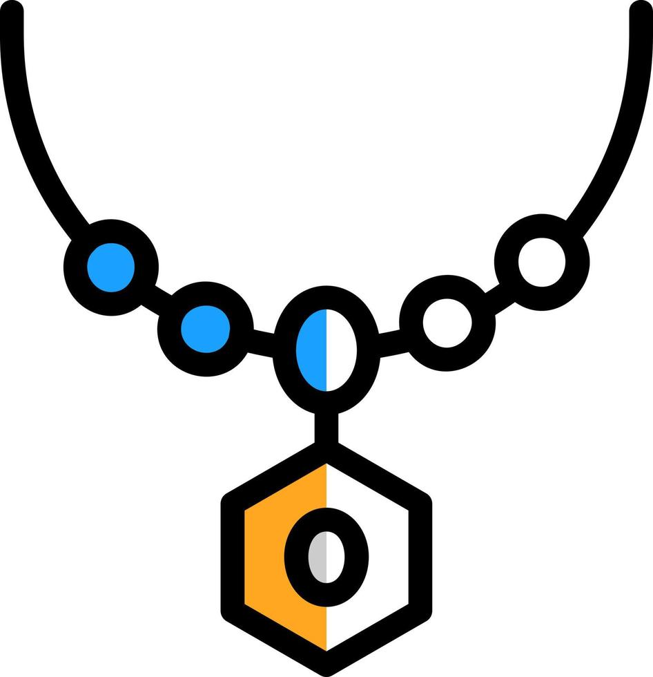 Necklace Vector Icon Design