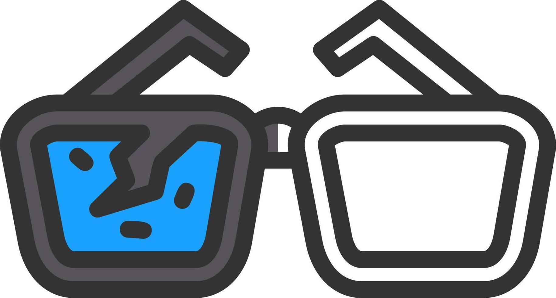 diseño de icono de vector de gafas de lectura