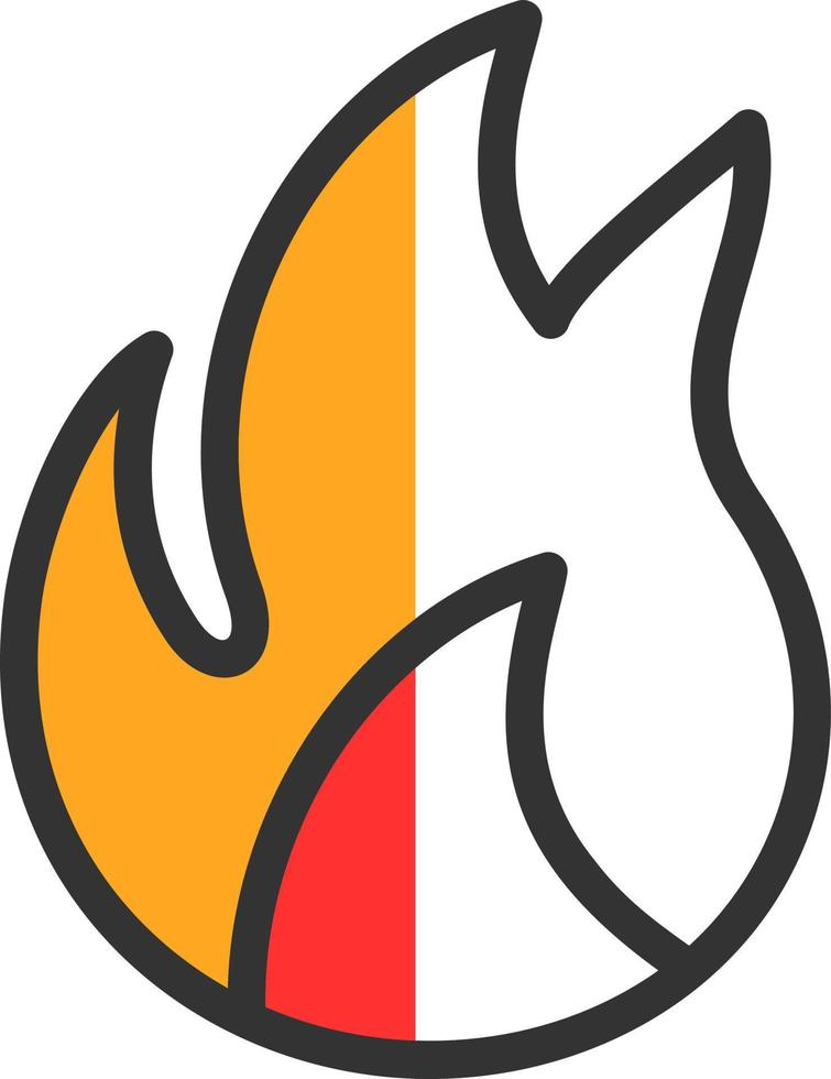 diseño de icono de vector de fuego