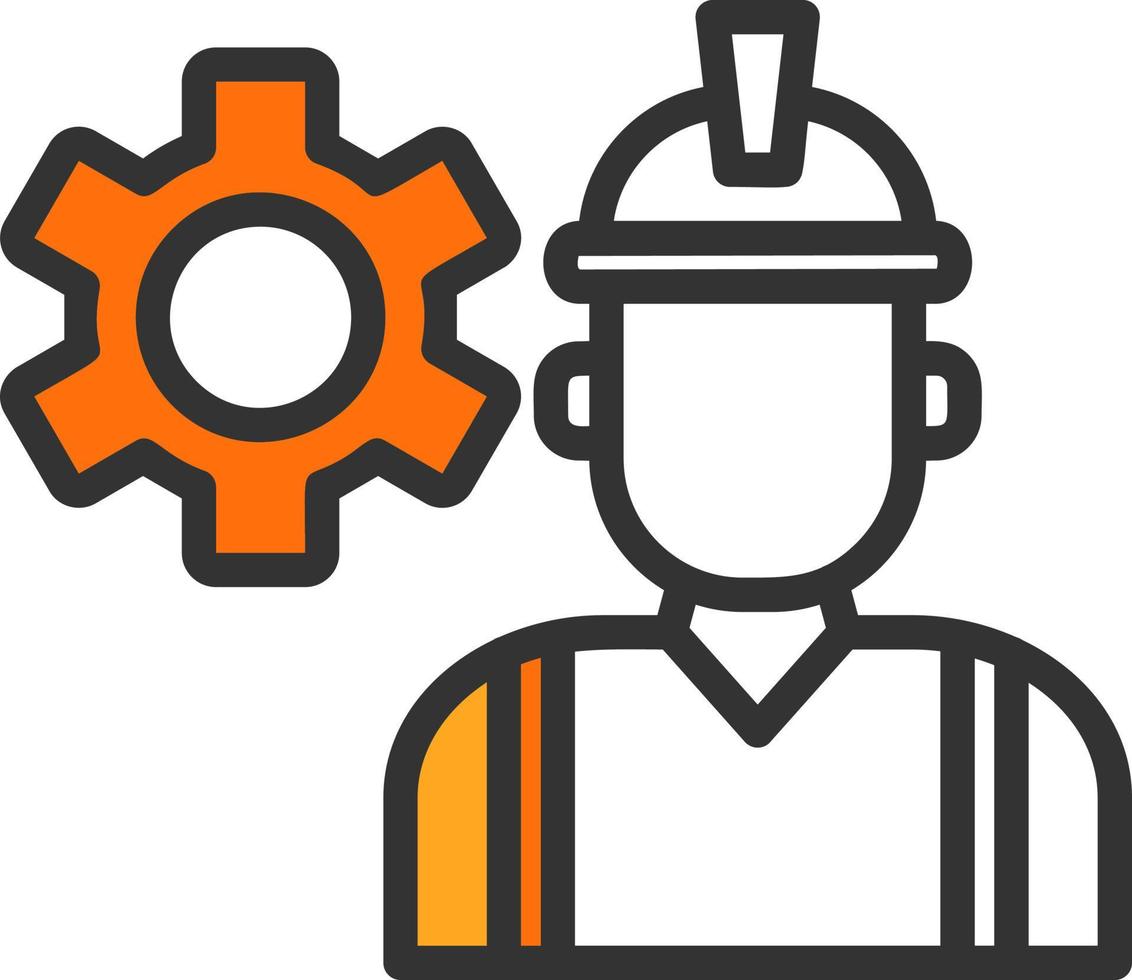 Engineer Vector Icon Design