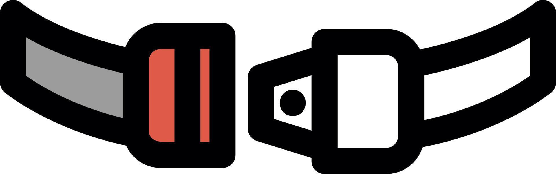 Safety Belt Vector Icon Design