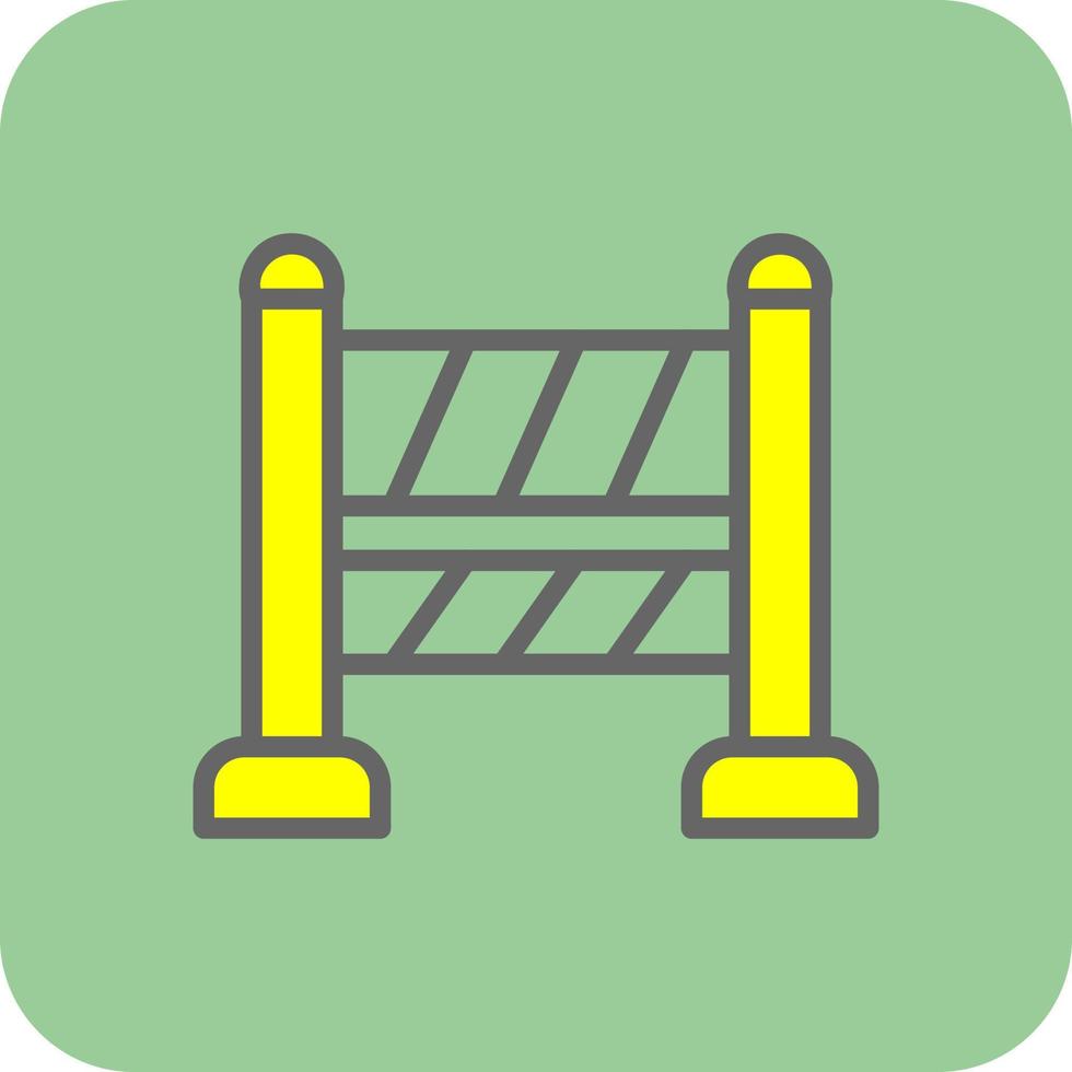 Road Block Vector Icon Design