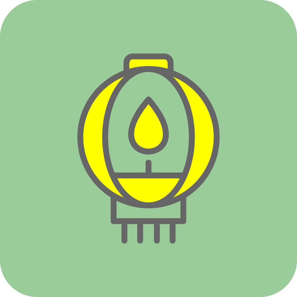 Lantern Vector Icon Design