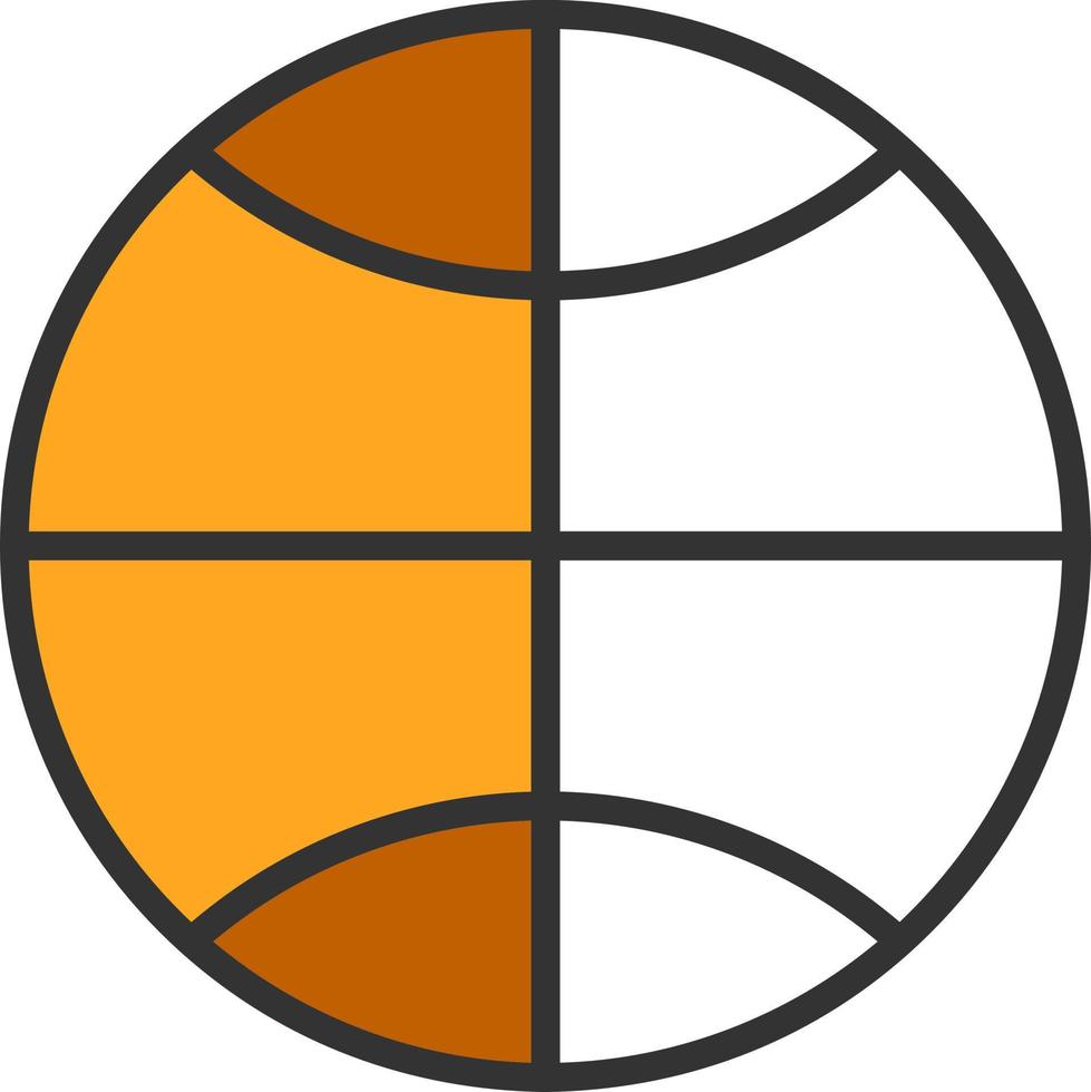 Basketball Vector Icon Design