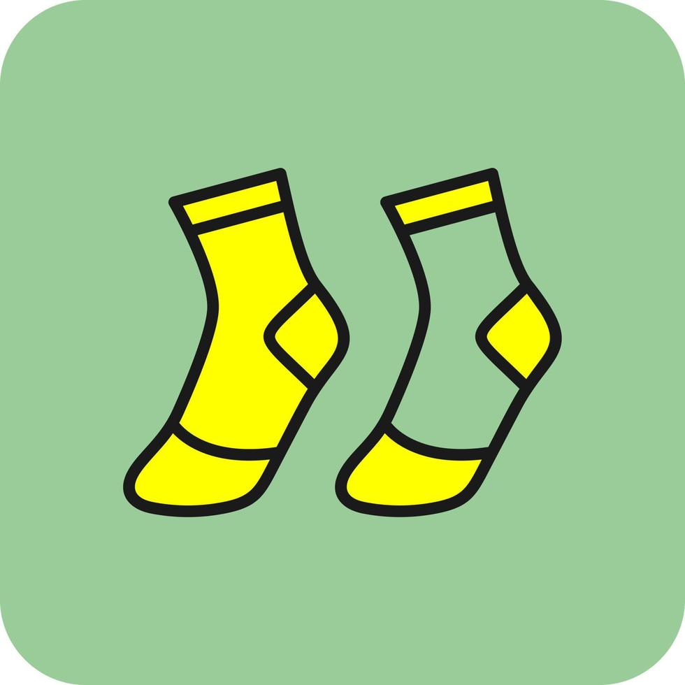 diseño de icono de vector de calcetines