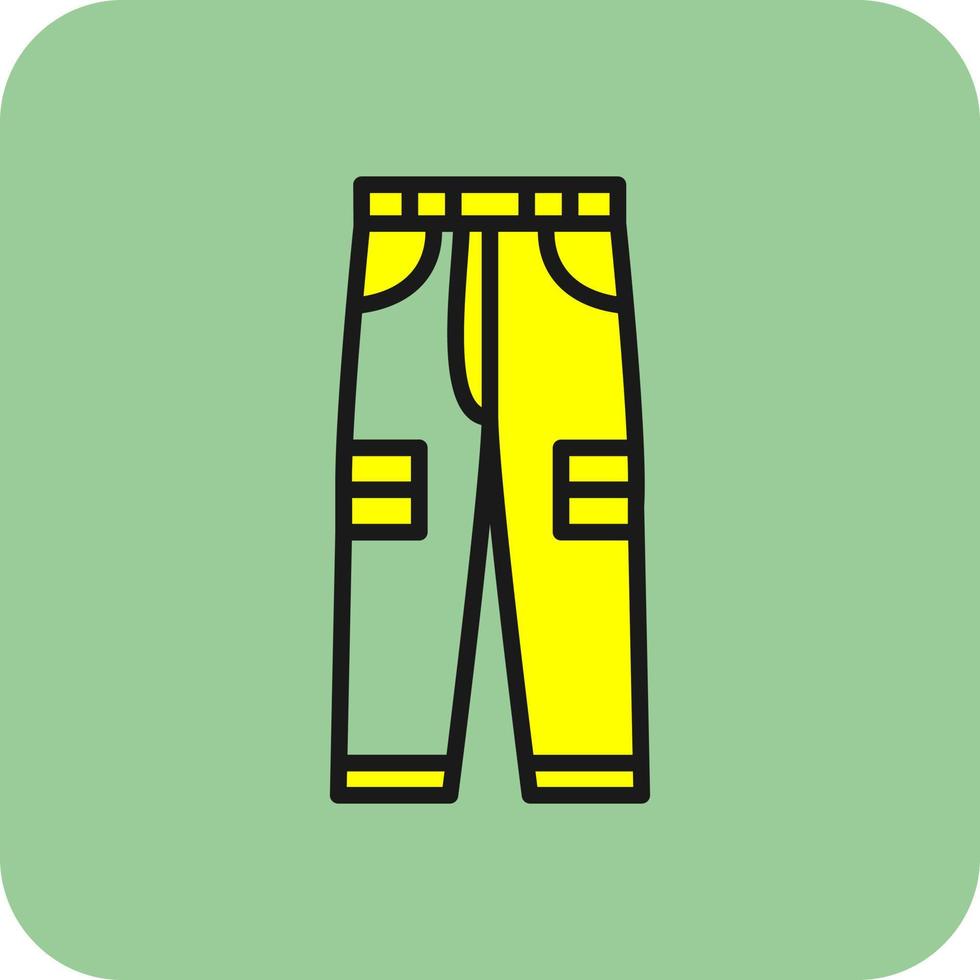 diseño de icono de vector de pantalones