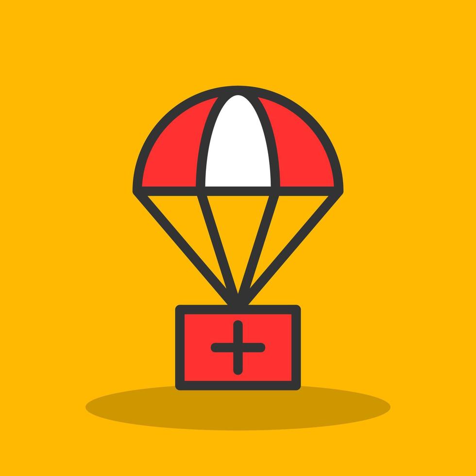 Airdrop Vector Icon Design