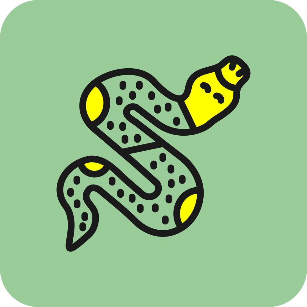 diseño de icono de vector de serpiente