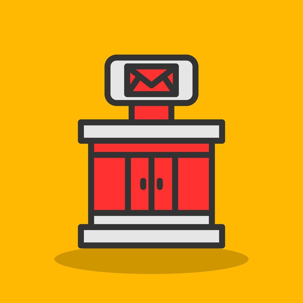 Post Office Vector Icon Design