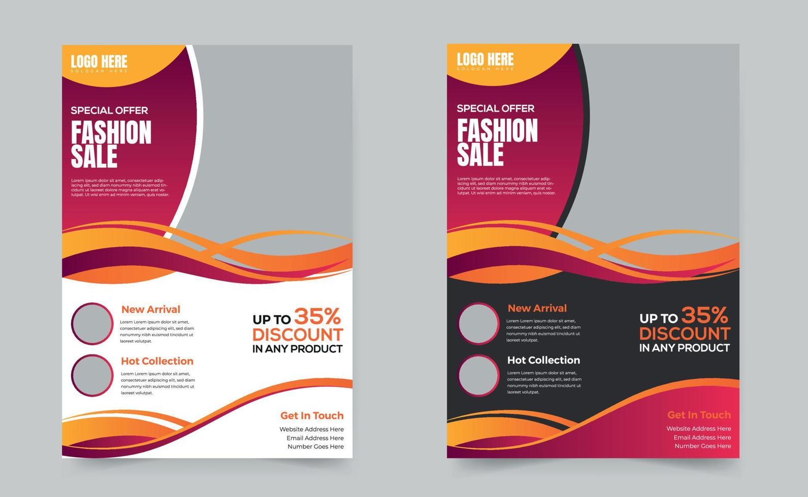 poster flyer pamphlet brochure cover design layout space for photo background, vector illustration template in A4 size