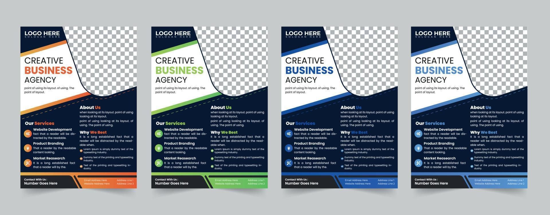 Brochure template layout design. Corporate business annual report, catalog, magazine, flyer mockup. Creative modern bright concept circle round shape vector