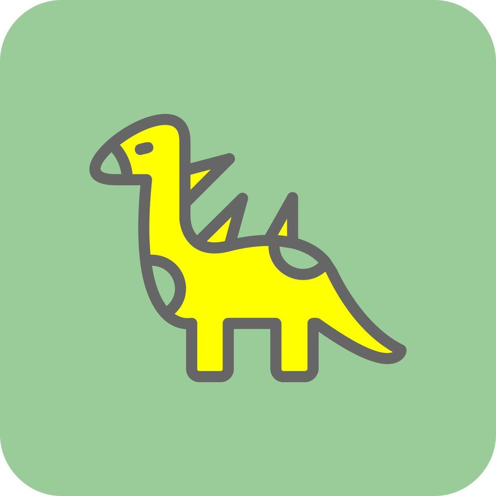 Dinosaur Vector Icon Design