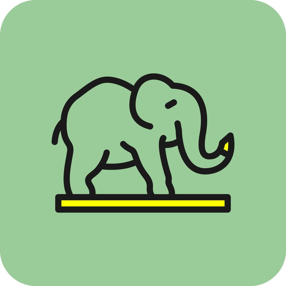 diseño de icono de vector de elefante