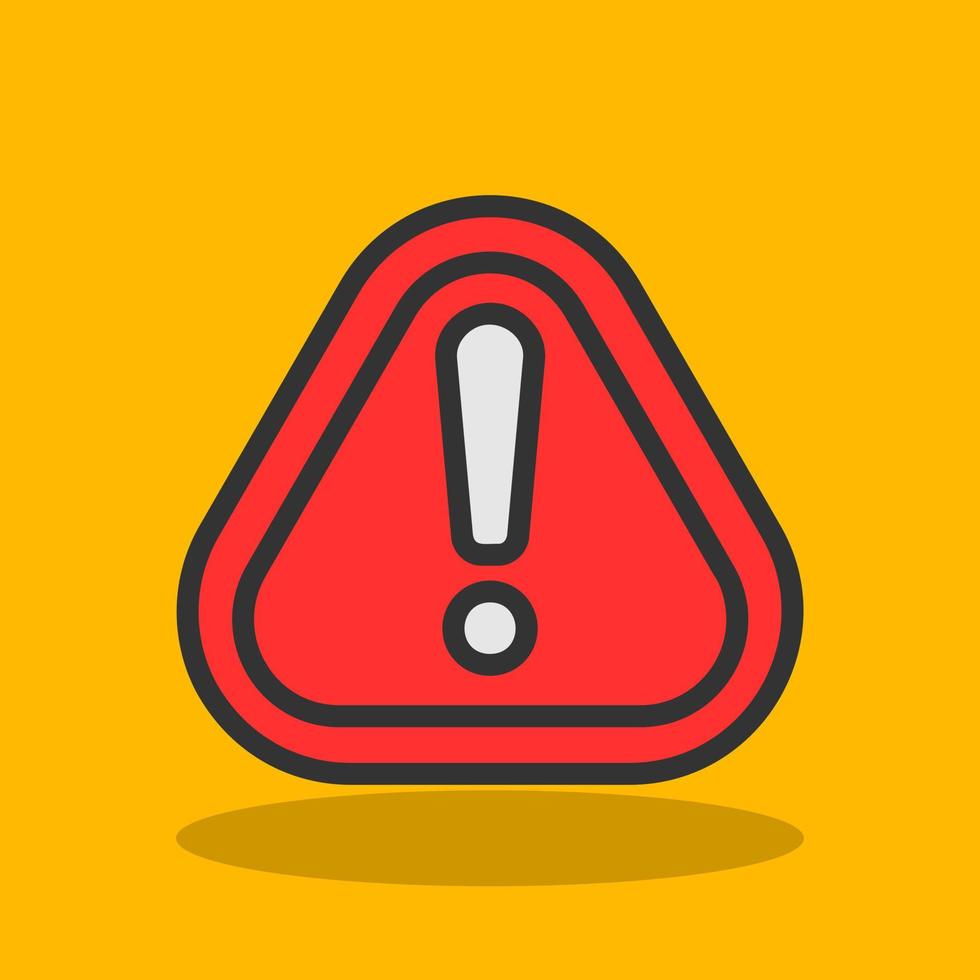 Warning Vector Icon Design